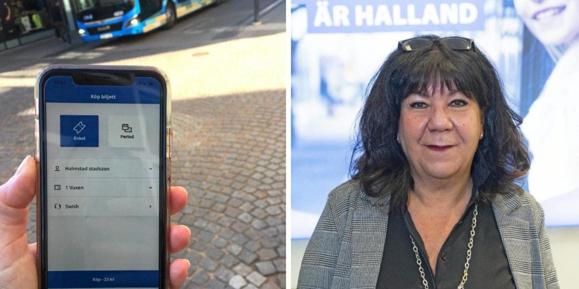 Hallandstrafikens nya app har redan uppdaterats fem gånger och marknadschef Yasmine Möllerström-Henstam säger att det fler funktioner på gång. Bland annat ska det snart gå att välja Klarna som betalsätt.