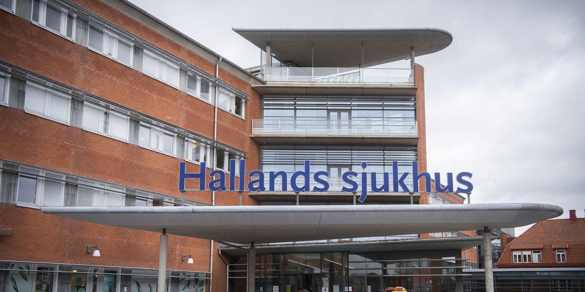 En man är misstänkt för stöld efter ett inbrott i en kiosk vid sjukhuset i Halmstad.