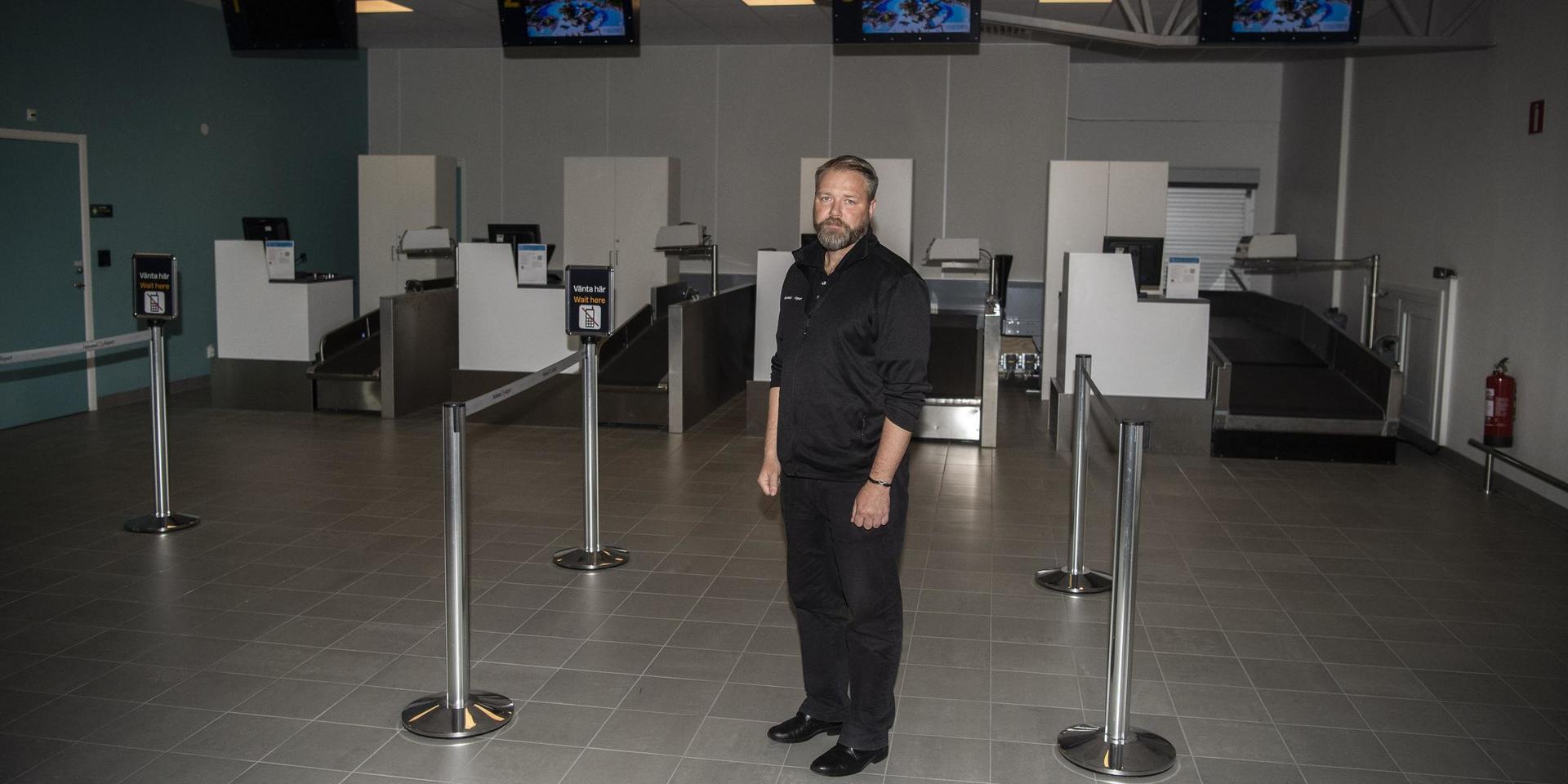 Arbetsbrist tvingar Halmstads flygplats till uppsägningar