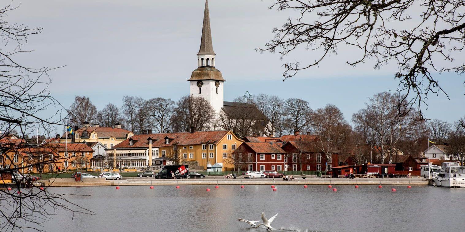 Kyrkor kan vara ett potentiellt terroristmål i Sverige, enligt USA:s ambassad. På bilden Mariefreds kyrka. Arkivbild