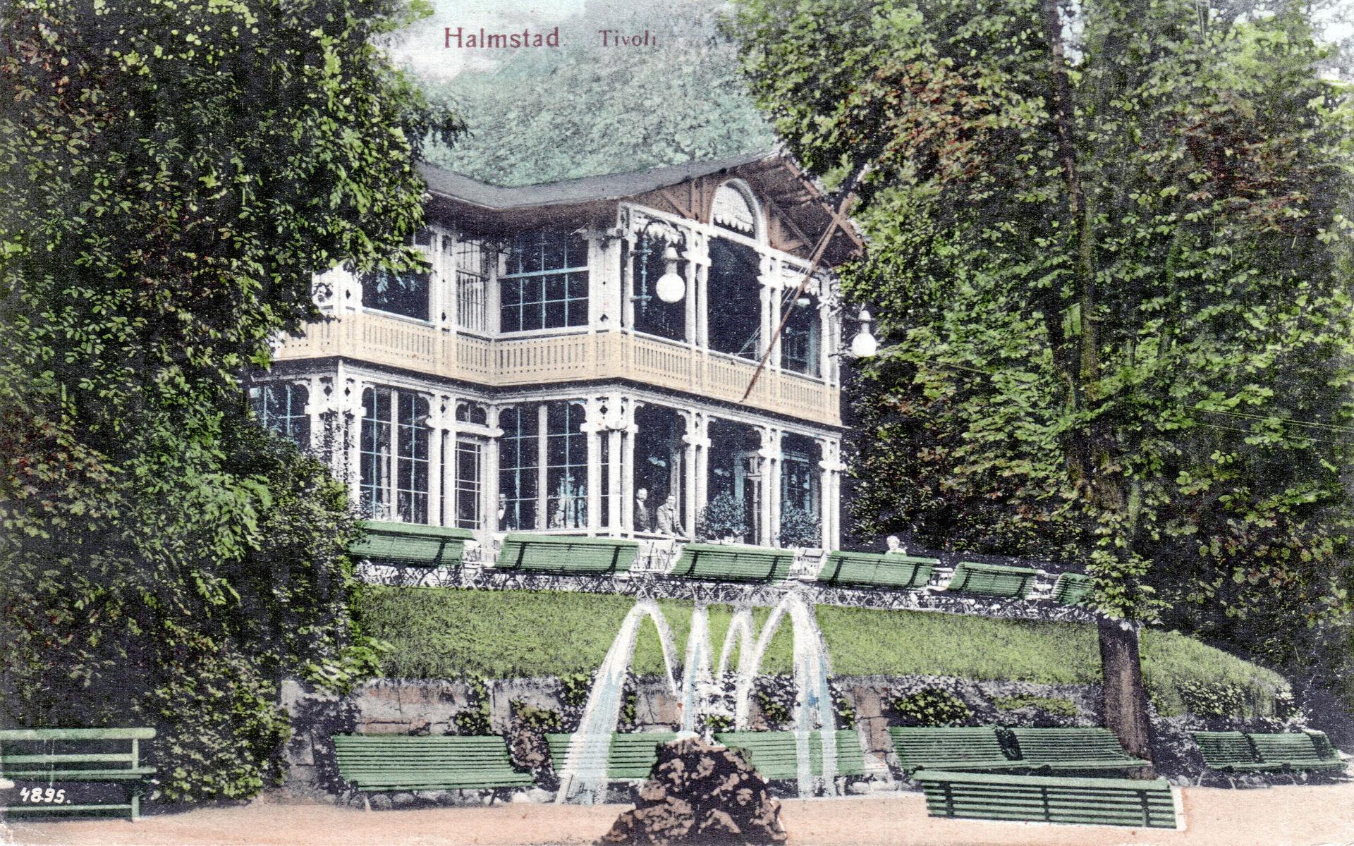 Brännvinsbolaget köpte och skänkte Tivoliparken (nuvarande Norre Katt) till Halmstads stad, och man gav också bidrag som gjorde att man kunde bygga en restaurang i parken.