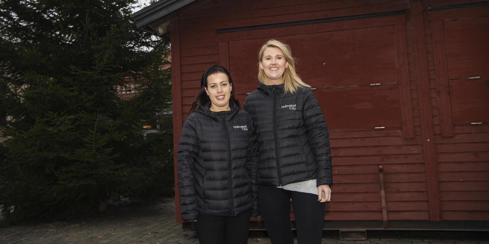 Caroline Bengtsson och Malin Johansson hoppas få fullt upp att göra veckorna innan jul.