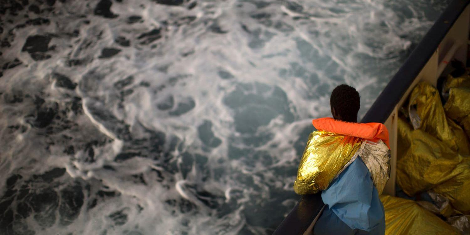 Fyra personer drunknade när en båt med migranter sjönk utanför Turkiets kust. Arkivbild.