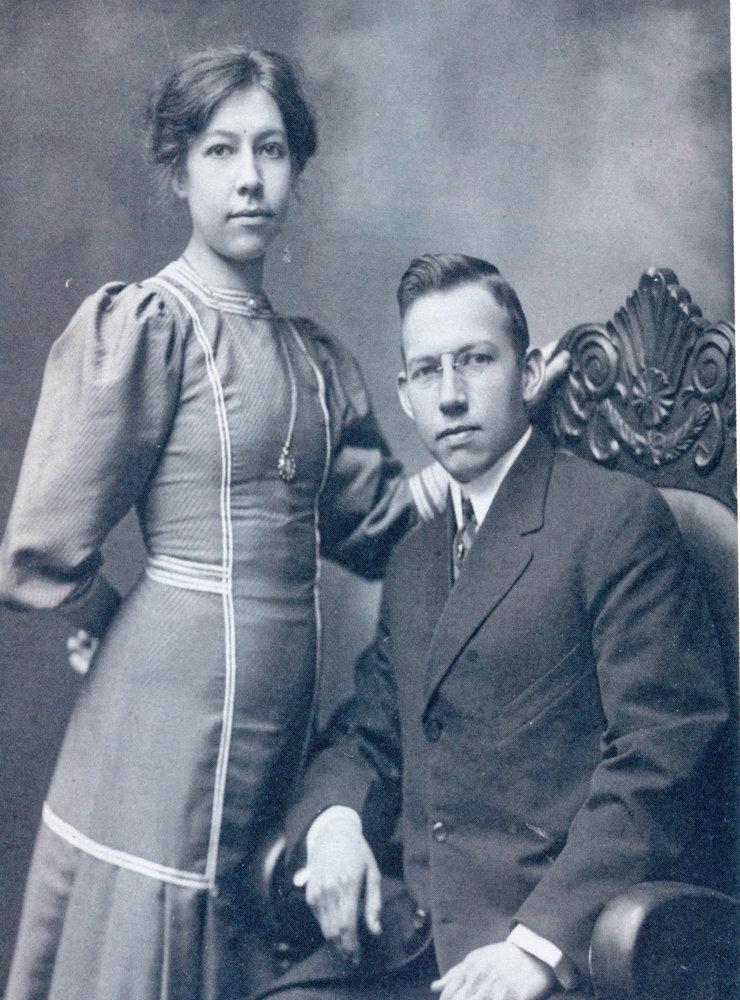 Ester (1889-1962) och David (1887-1958) Olson.
