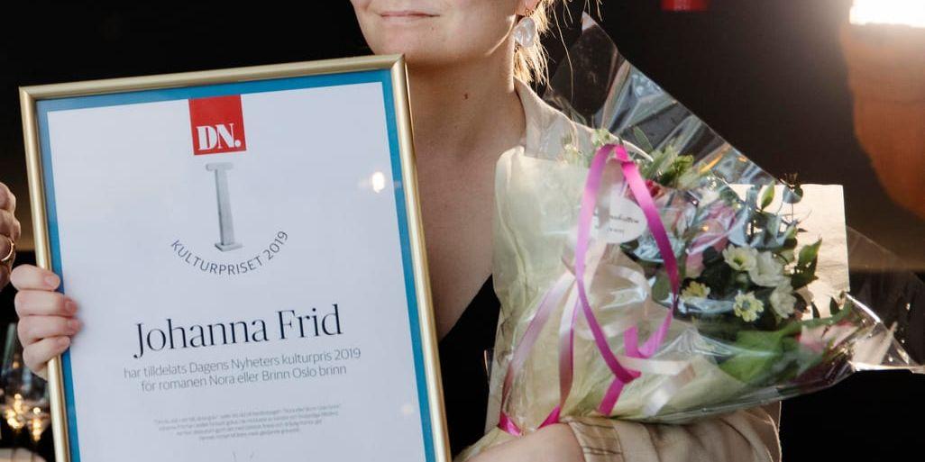 Dagens Nyheters kulturprisvinnare Johanna Frid. Pressbild.