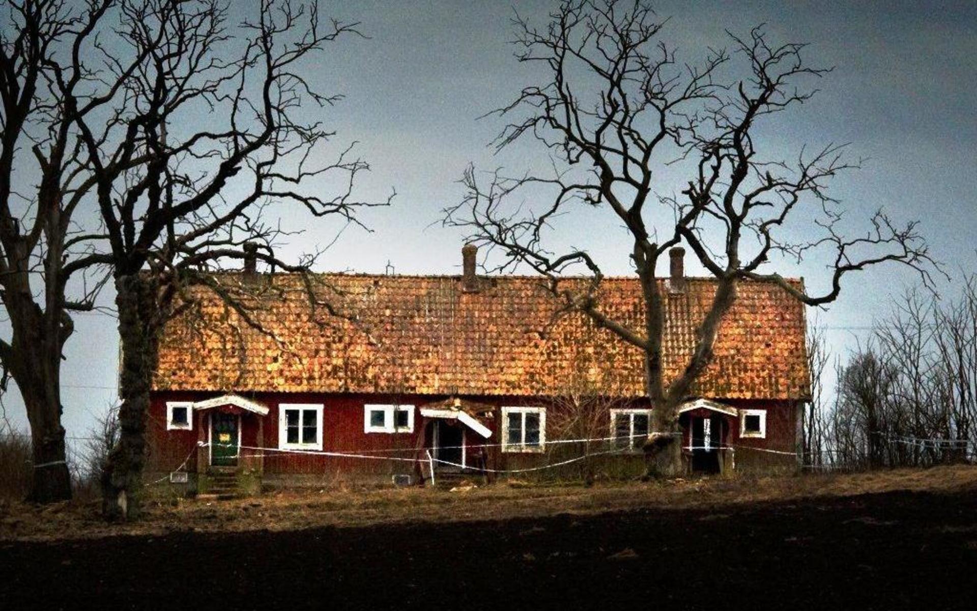 Det så kallade ödehuset på Wrangelsro blev känt över hela Sverige. Numera ligger ett industriområde på platsen.