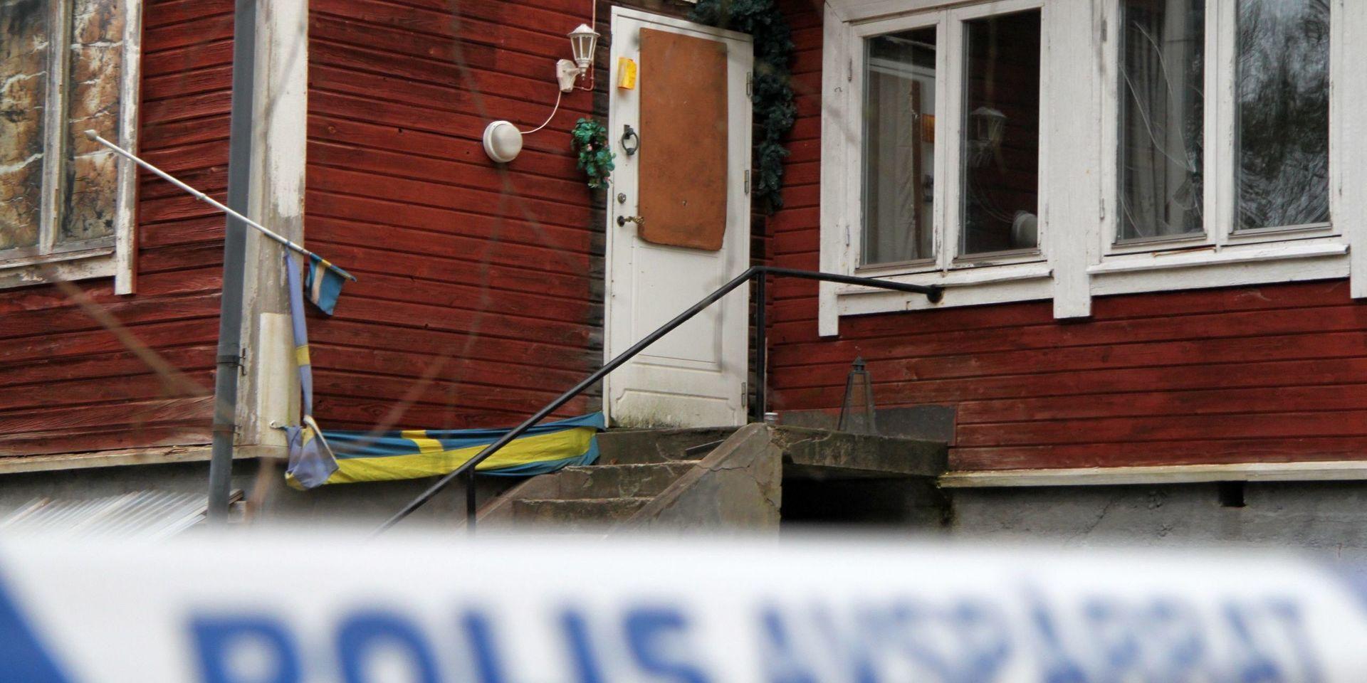 Polisen hann inte fram i tid för att rädda livet på den 41-årige man som skräckslagen ringde från huset i Rydöbruk.