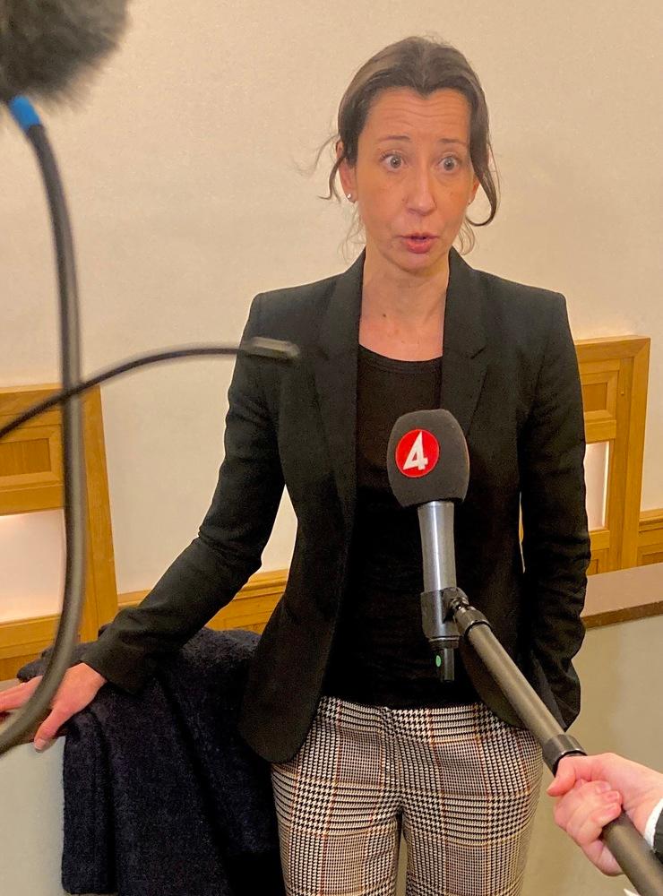 Kammaråklagare Karolina Wieslander är precis som den åtalade uppvuxen i Halmstad.