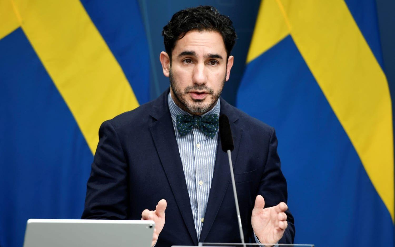 Socialförsäkringsminister Ardalan Shekarabi (S). Arkivbild.