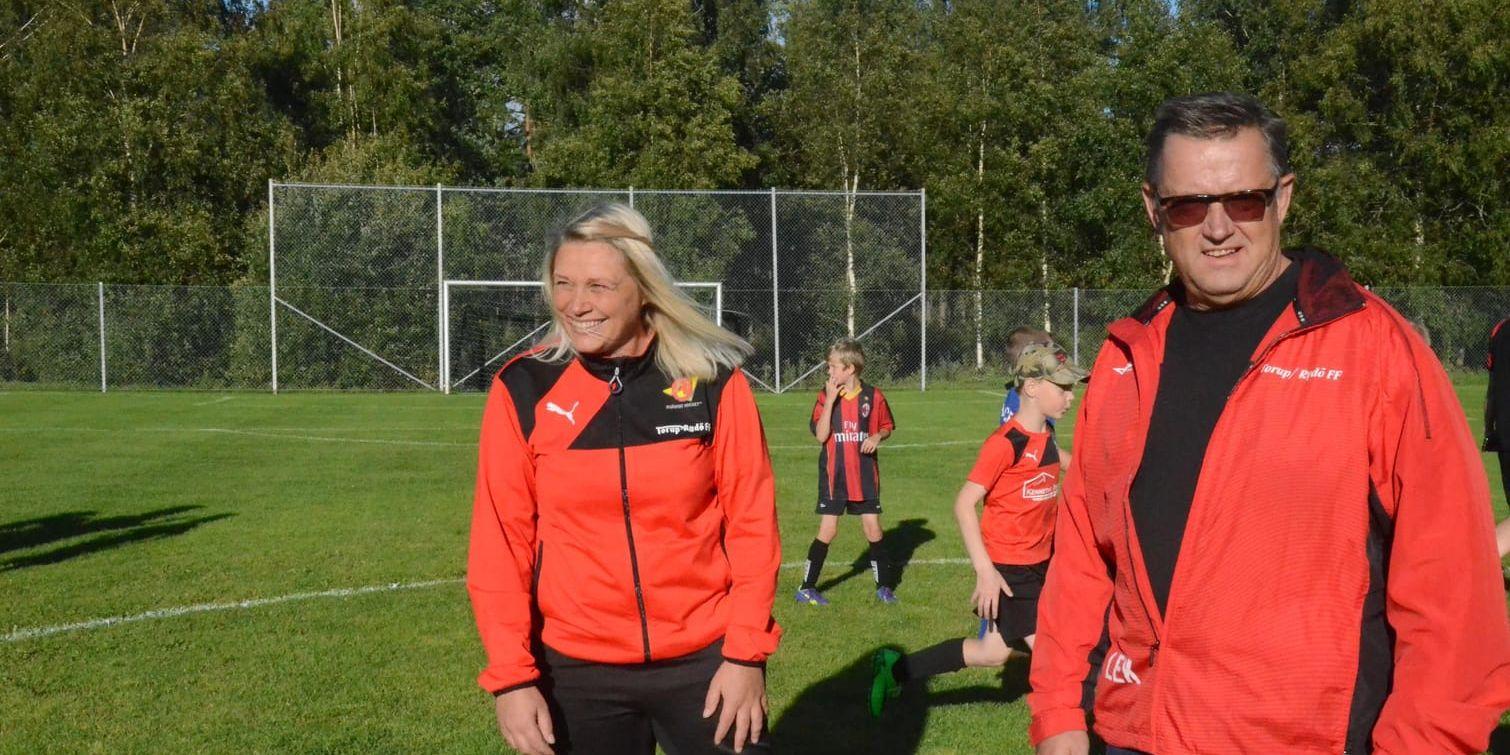 Camilla Berggren och Lars-Erik Karlsson har följt Olivia Schoughs karriär från första början. Bild: Mattias Nilsson