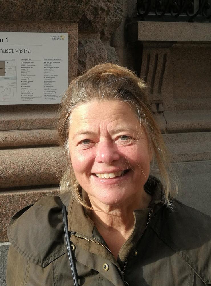 Anne-Marie Lindén är ordförande i föreningen Den goda jorden