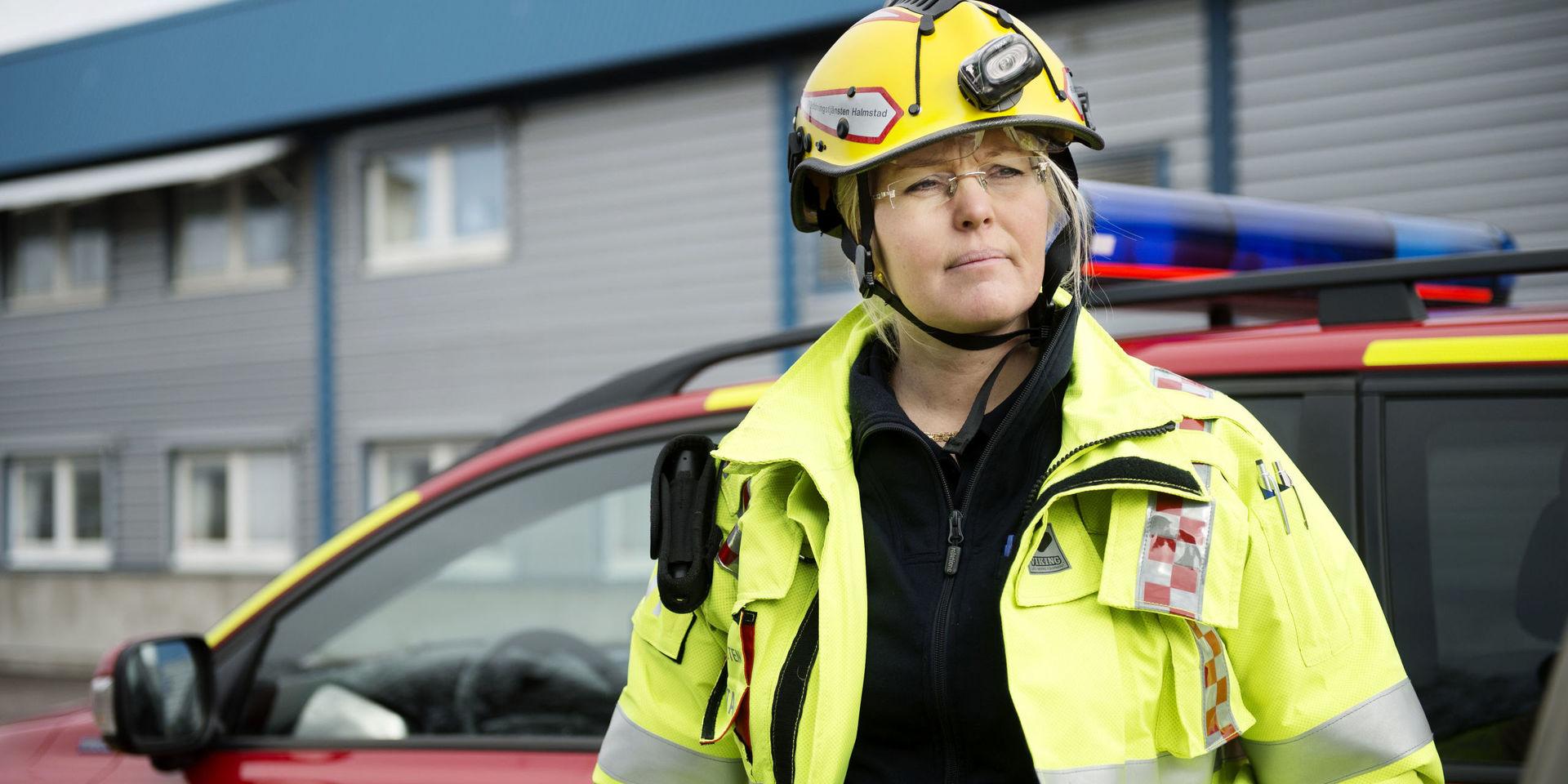 Tina Nordlund, räddningsledare.
