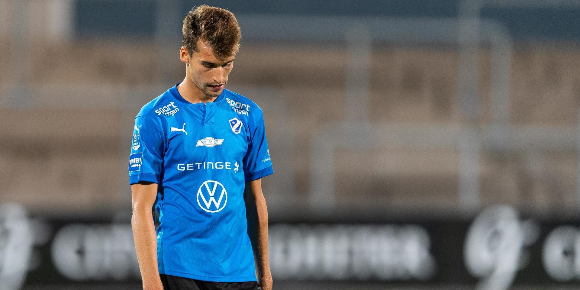 Rasmus Wiedesheim-Paul deppar efter HBK:s 4-1-förlust mot Degerfors.