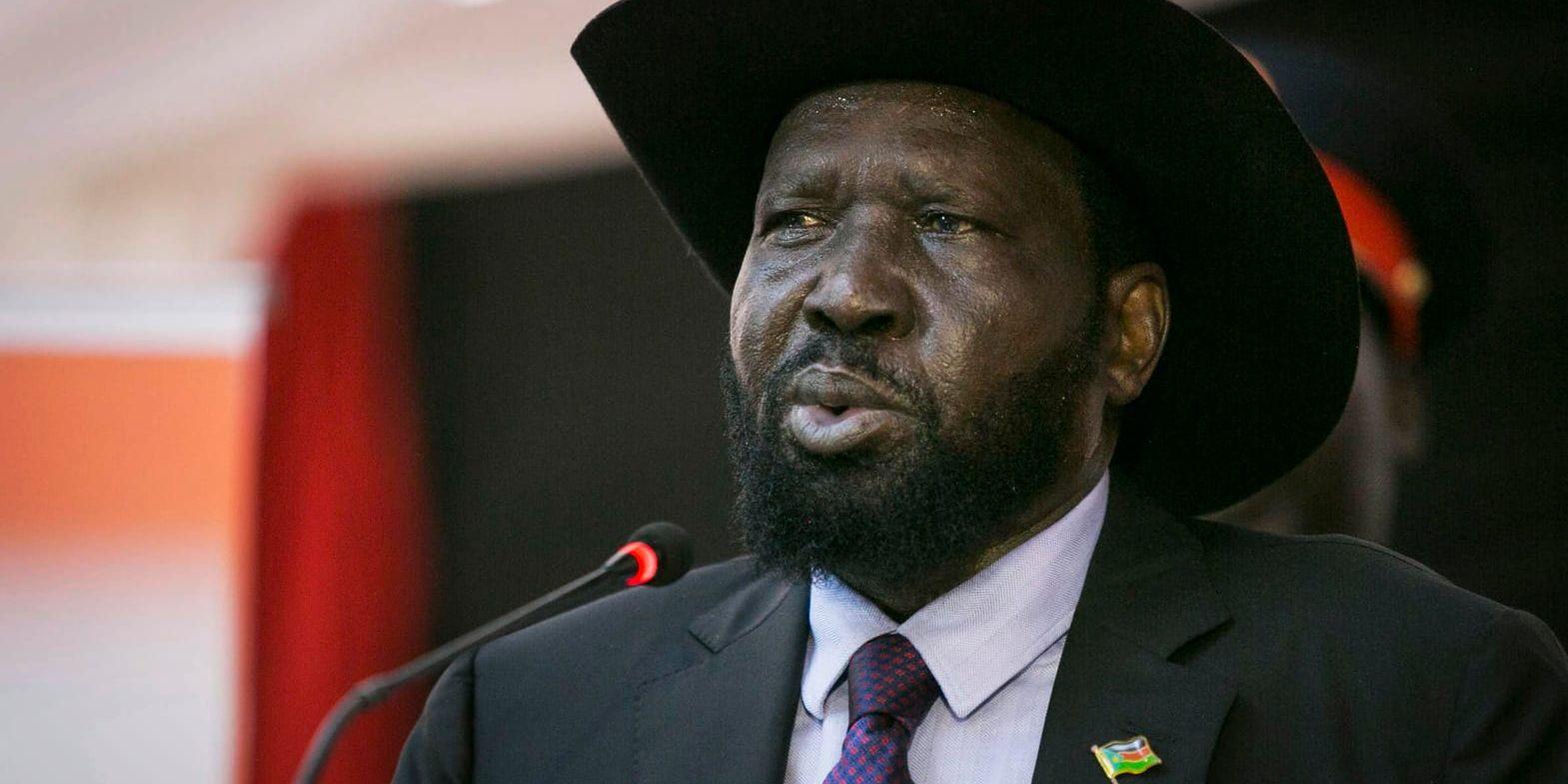 Salva Kiir är president i Sydsudan. Arkivbild.