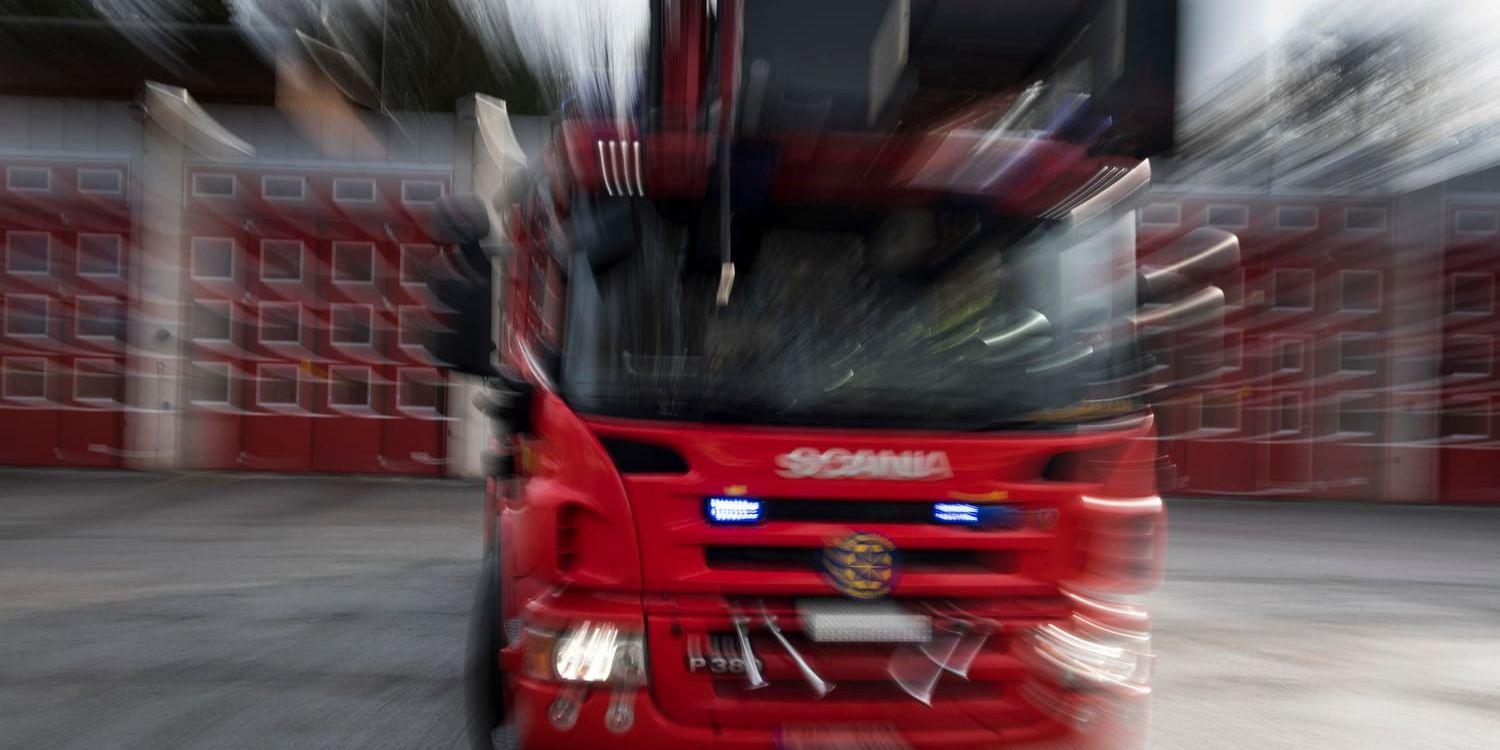 Fyra personer har fått evakueras efter att en brand startat i en pizzeria i Domsjö tidigt under fredagsmorgonen. Arkivbild.