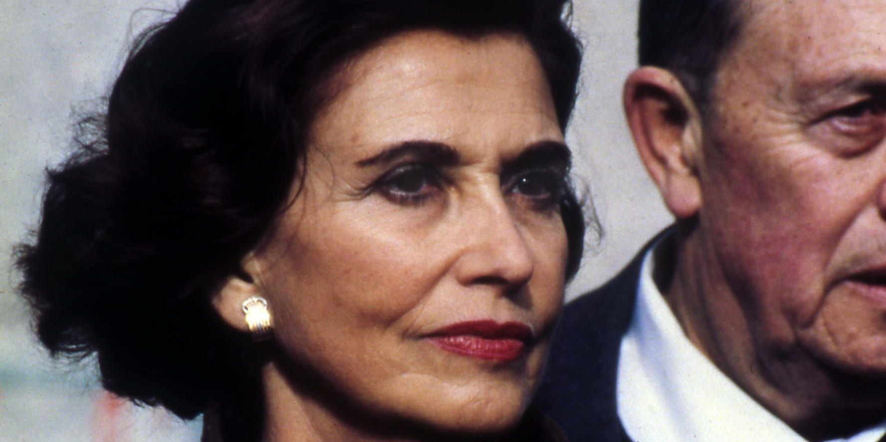 Carmen Franco, diktatorn Francos enda dotter, blev 91 år gammal. Bilden togs år 1986. Arkivbild.