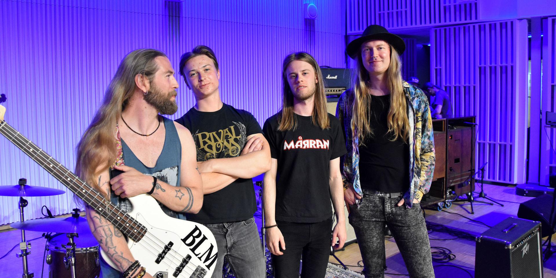Halmstadbandet Honeyburst streamade sin inställda spelning på Sweden Rock, i stället blev spelplatsen kulturhuset Najaden.