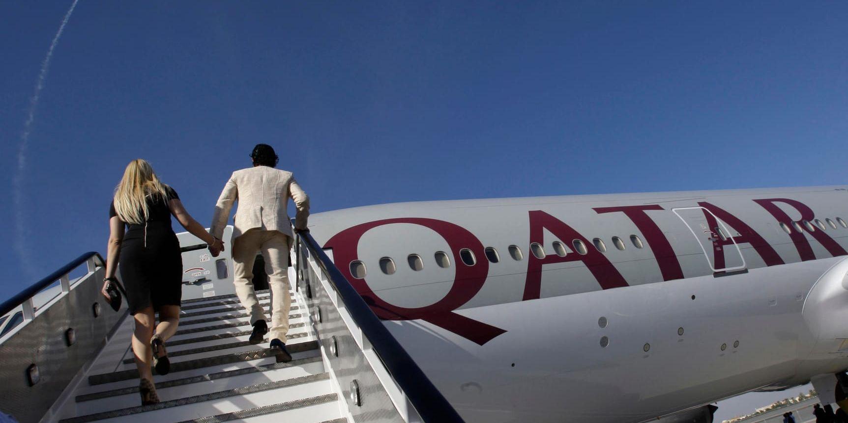 Flygbolaget Qatar Airways startar en direktförbindelse mellan Landvetter i Göteborg och Doha. Arkivbild.