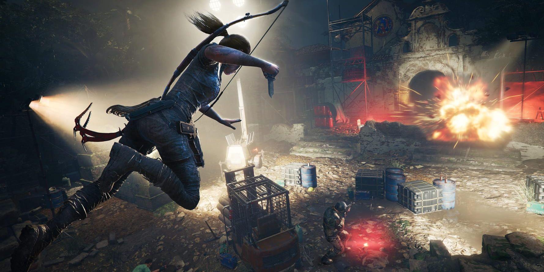 Spelet "Shadow of the tomb raider" är den sista delen i nystartstrilogin från 2013 med Lara Croft i spetsen. Pressbild.
