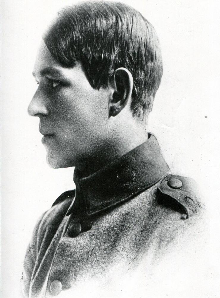 En ung Rudolf Petersson.
