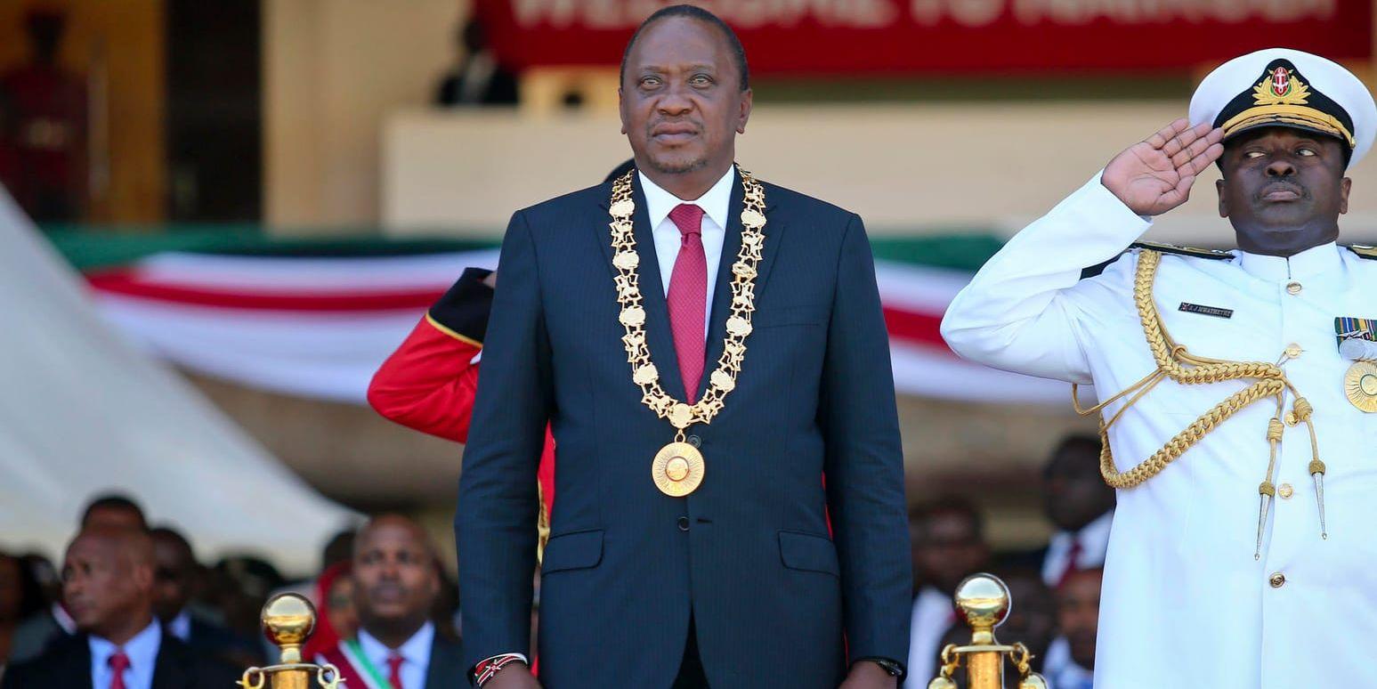 Kenyas president Uhuru Kenyatta. Arkivbild.