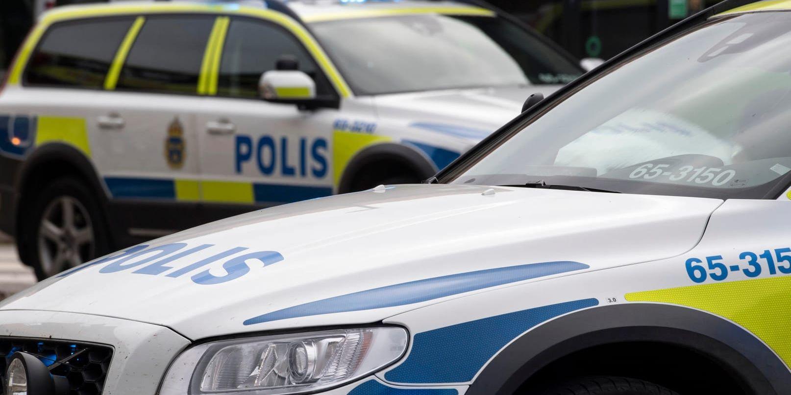 Polisen utreder en skottlossning i stadsdelen Östra gärdet i Falkenberg. Arkivbild.