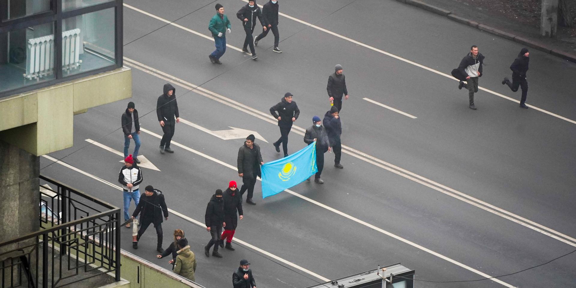 Beskjutna. Demokratiaktivister i Kazakstan besköts i början av året av militären, under demonstrationer.