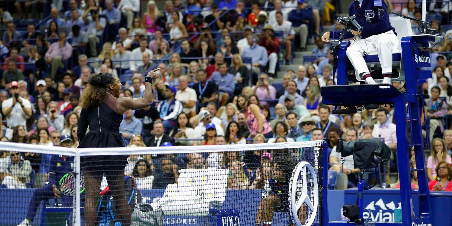 Serena Williams kallade domaren Carlos Ramos för "lögnare och tjuv" under US Open-finalen.
