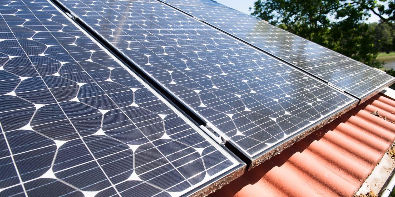 Den som vill dela el från till exempel solpaneler med grannarna kan kolla med Energimarknadsinspektionen om det är okej. Arkivbild.