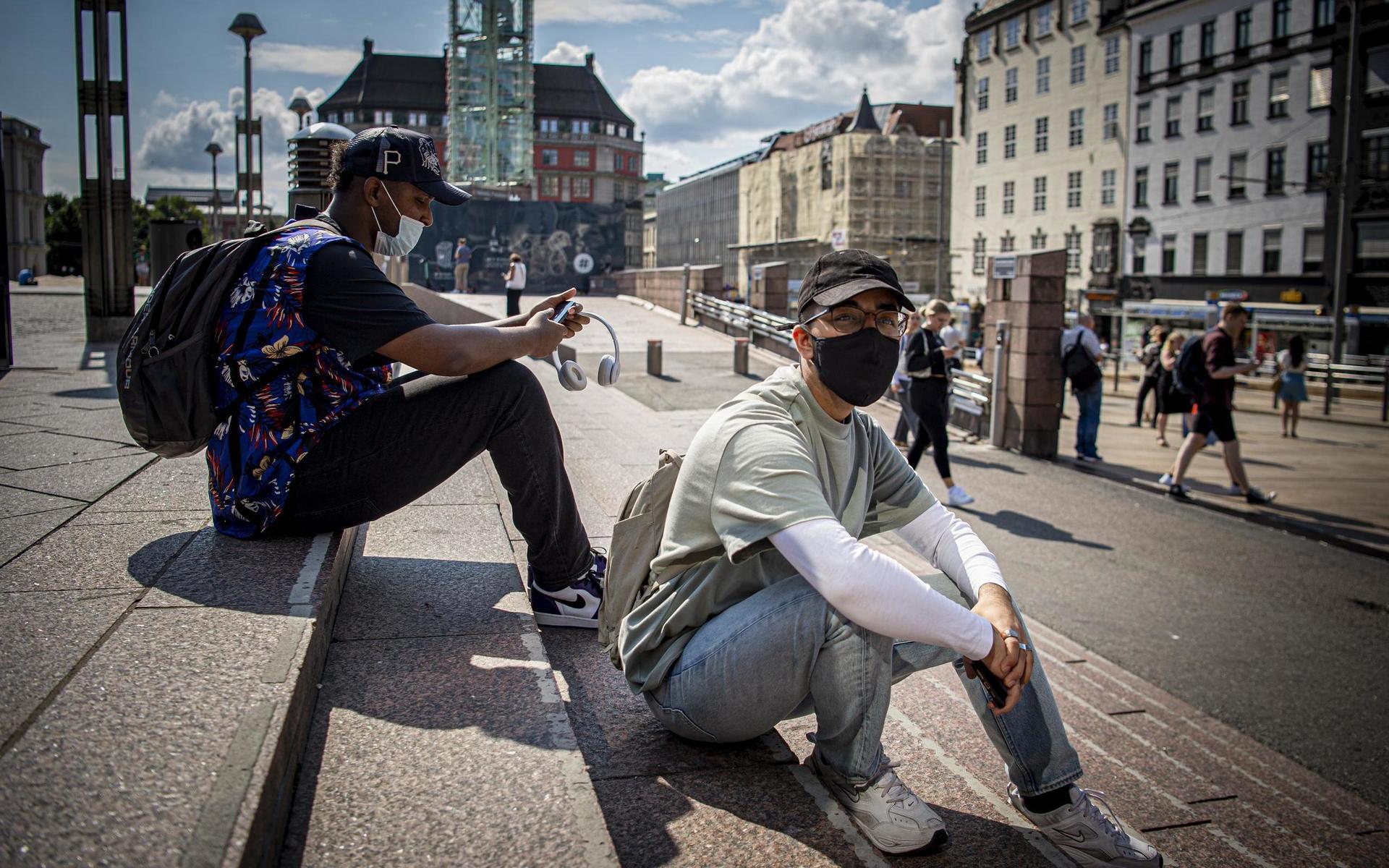 I Oslo är munskydd ett krav i kollektivtrafiken.