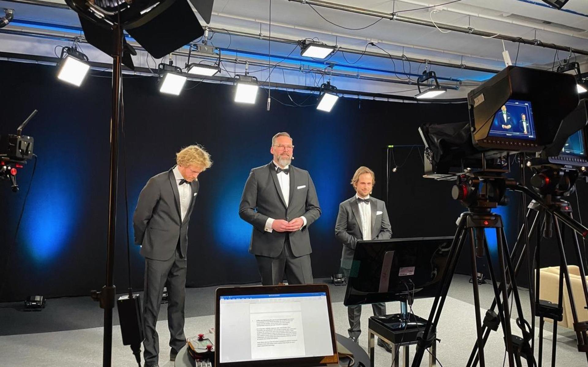 Björn Rydahl, Fredrik Limsäter och Mattias Lagergren ligger bakom företaget Ftrack och delar på utmärkelsen.