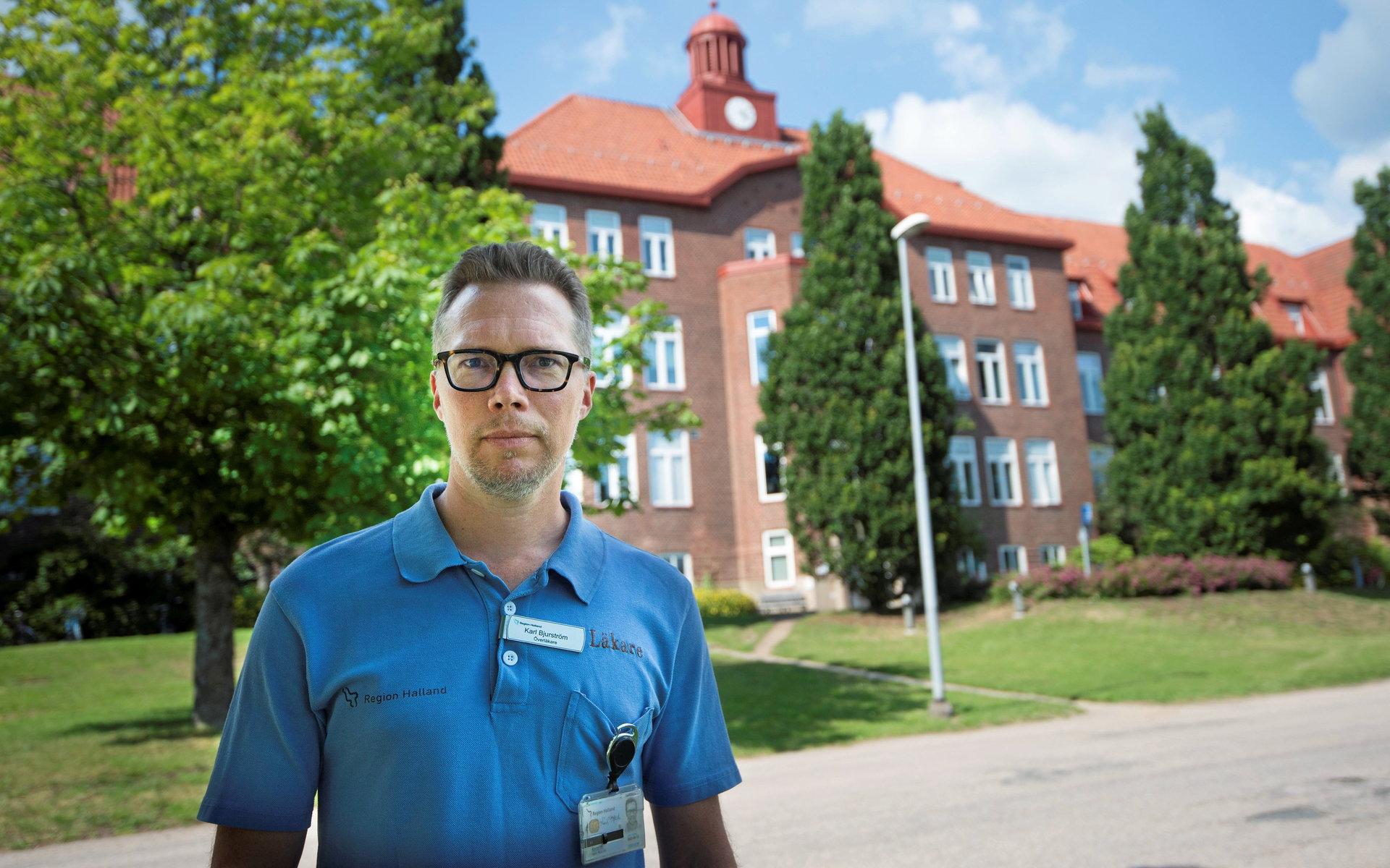 Karl Bjurström, är överläkare vid njur- och dialysmottagningen i Halmstad, berättar att antalet patienter ökar för varje år.