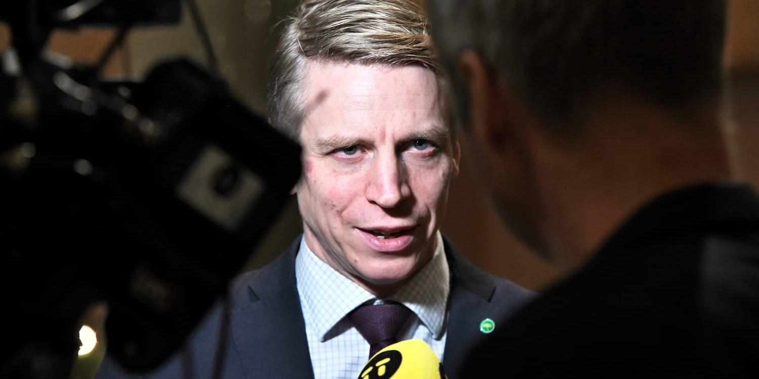 Ansvarig. Finansmarknadsminister Per Bolund (MP) ligger bakom de nya amorteringsreglerna.