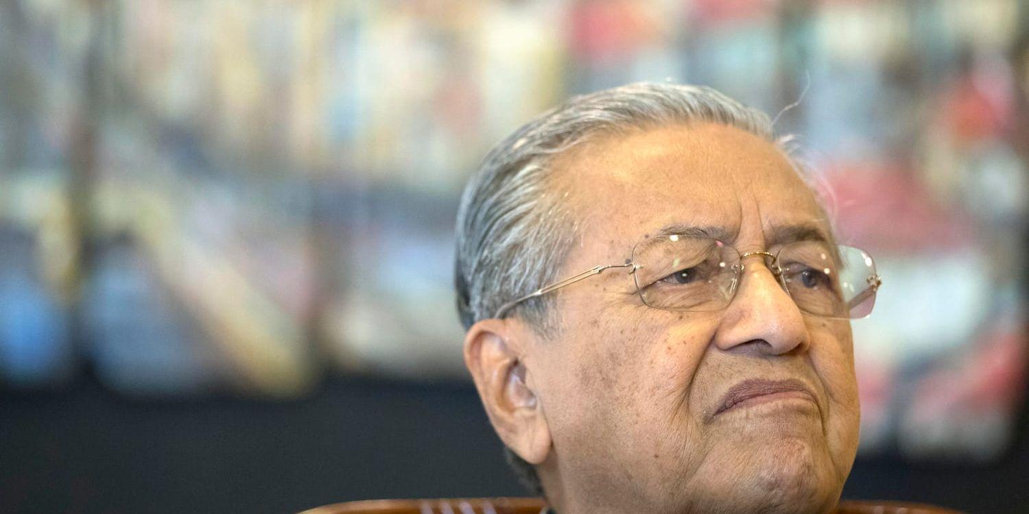Malaysias premiärminister Mahathir Mohamad. Arkivbild.