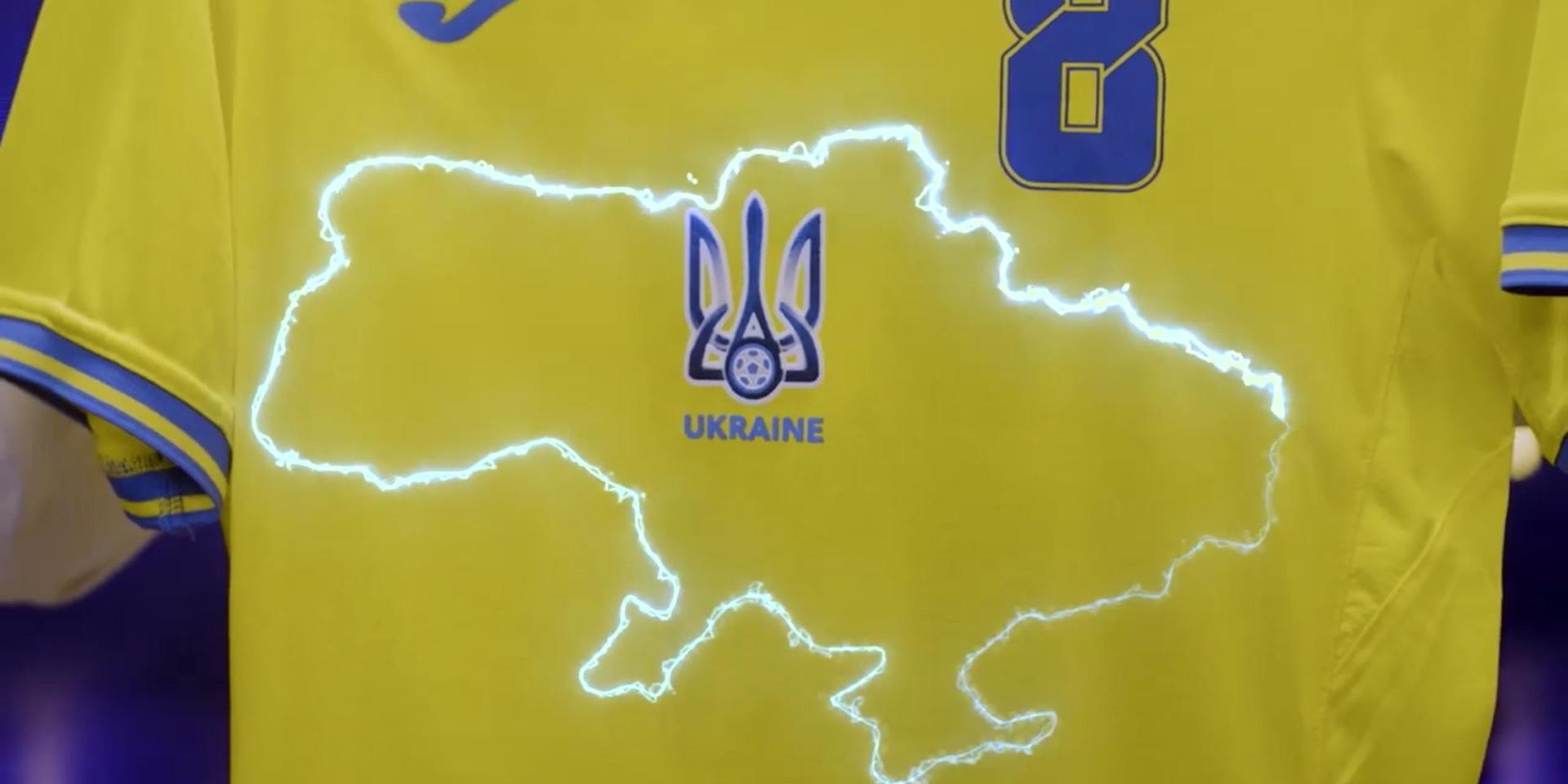 Ukrainas omstridda EM-tröja.