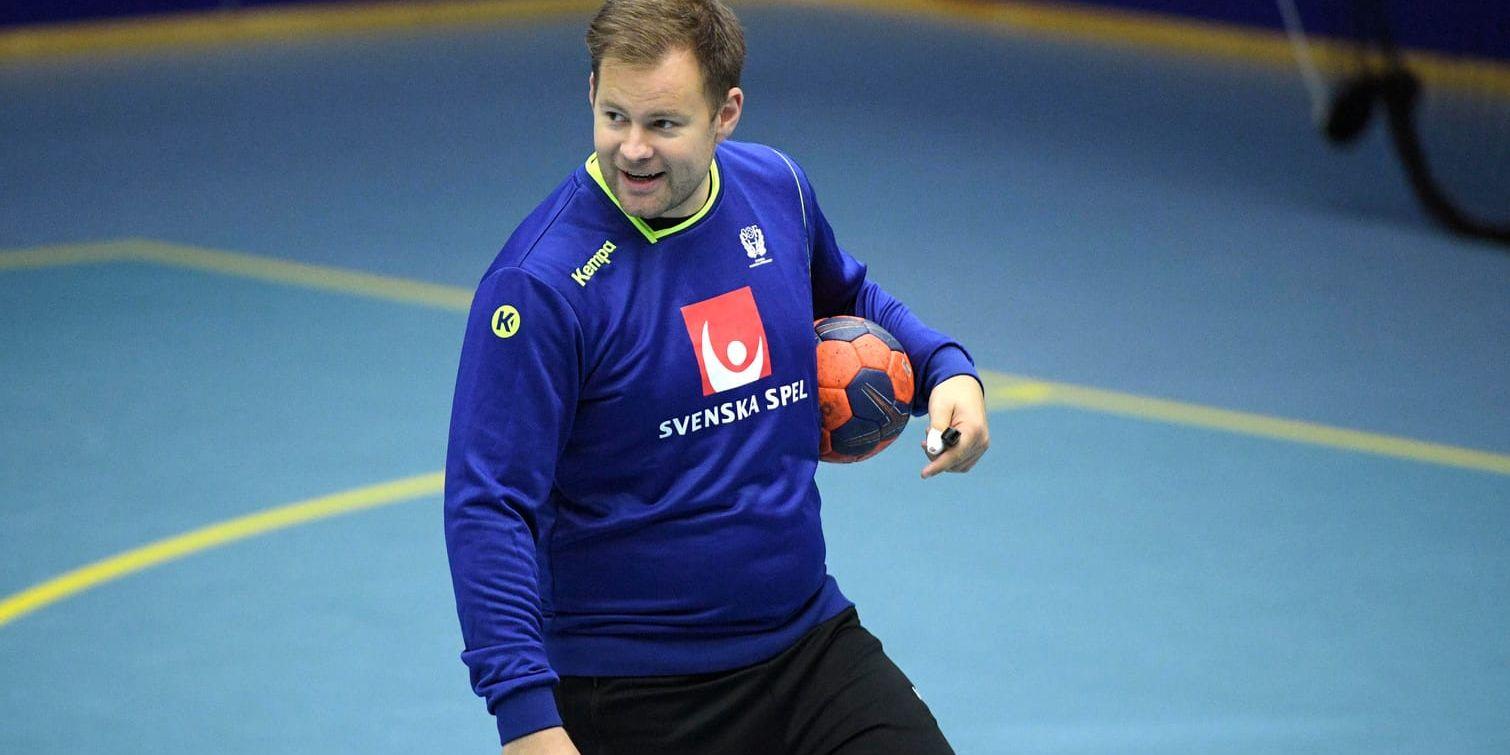 Förbundskapten Kristján Andrésson fortsätter träna herrarnas handbollslandslag. Arkivbild.