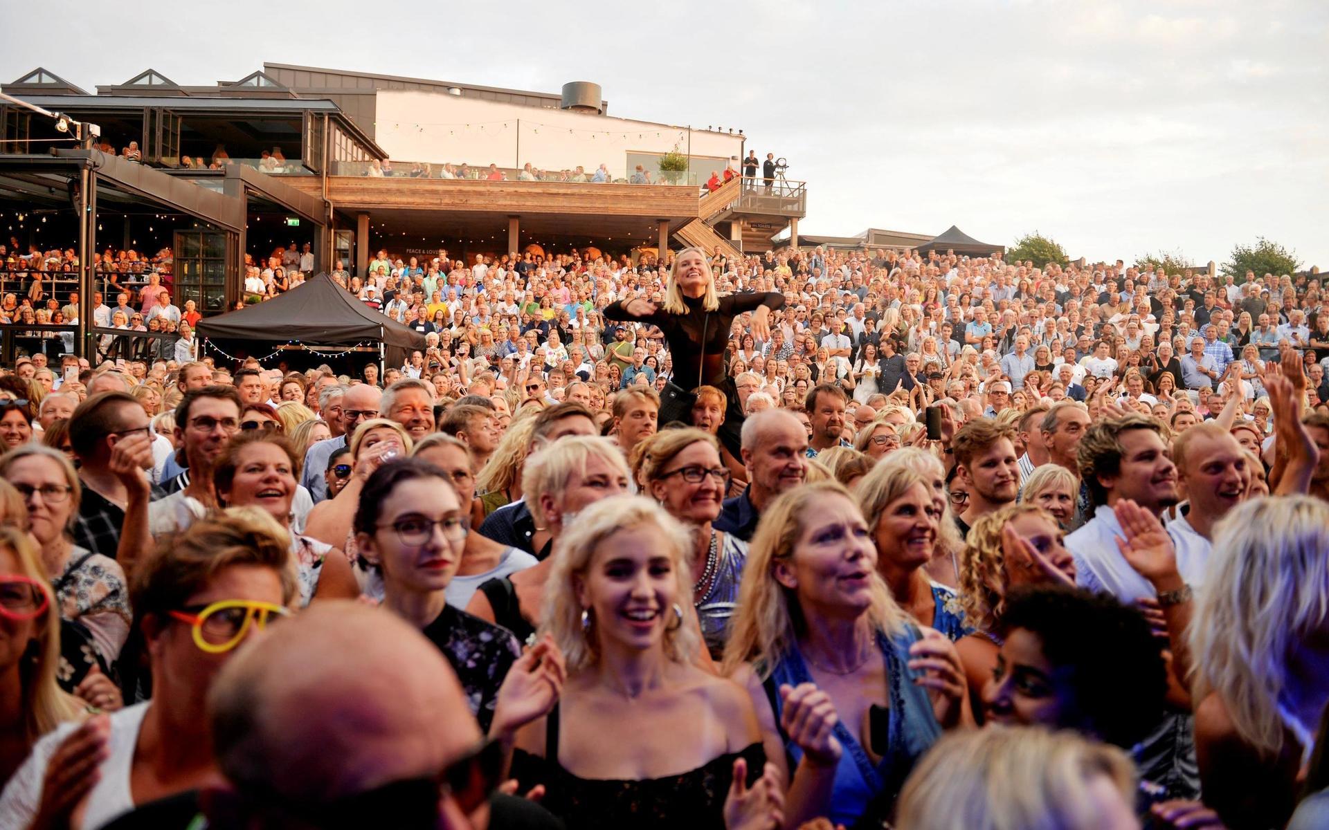 Det spelades musik på Solgården även i år men i ett lugnare tempo och inför en betydligt mindre publik.
