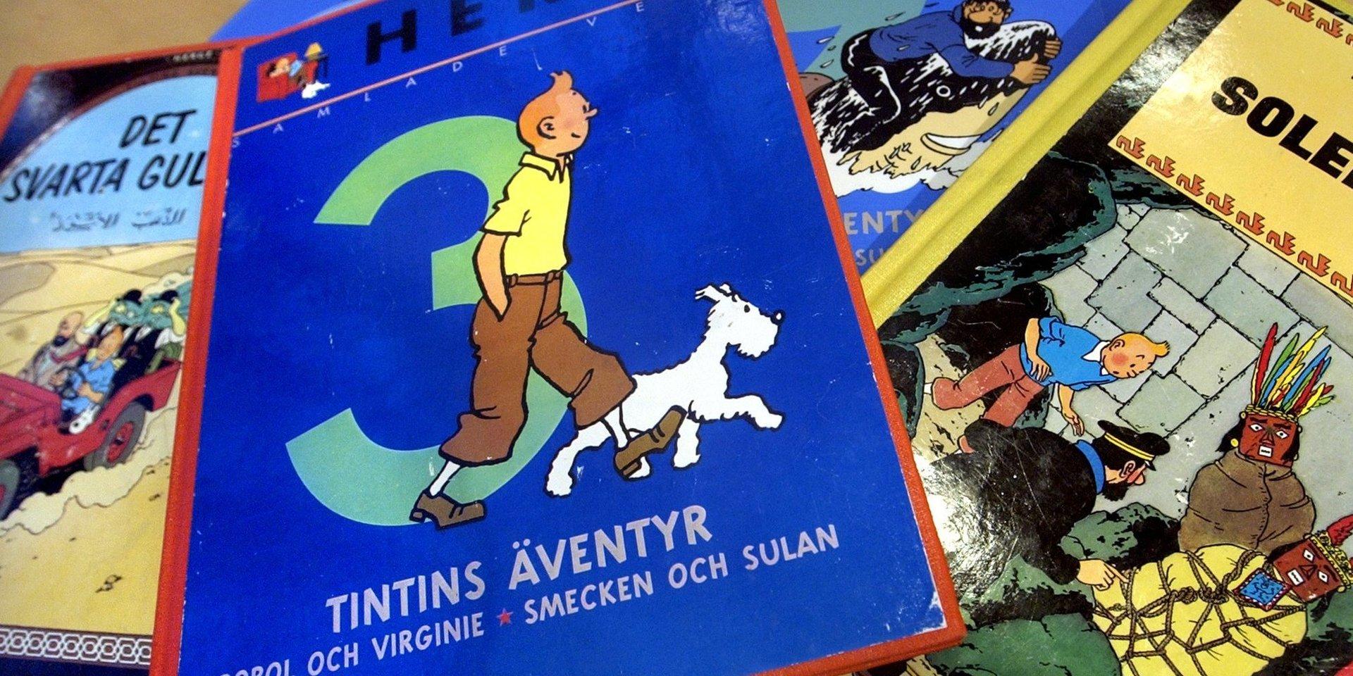 En Tintin-teckning har sålts för fyra miljoner kronor på en auktion i Paris. Arkivbild.