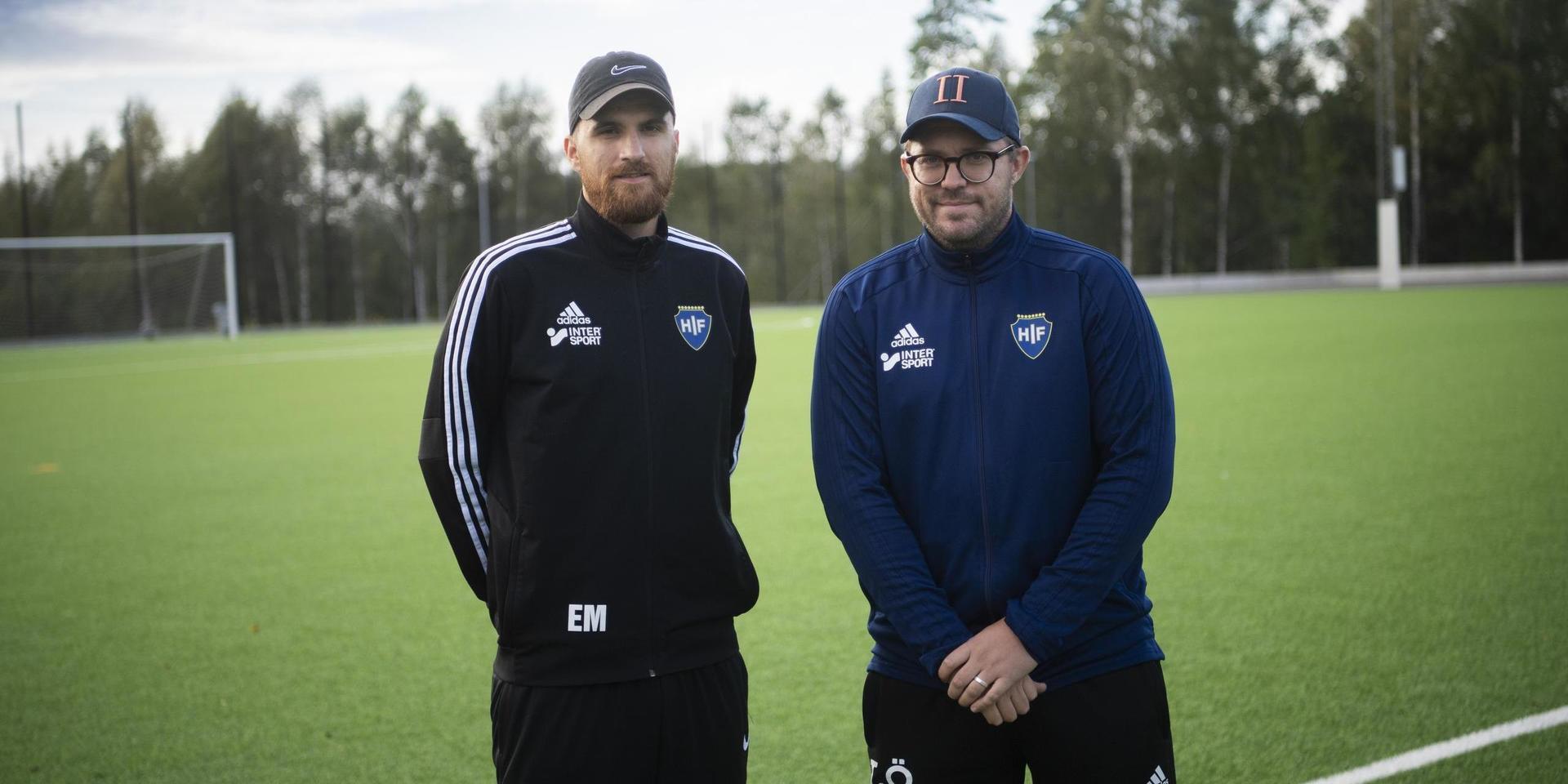 Egzon Maholli och Tobias Örnstedt gör succé som tränare i Hyltebruk och är obesegrade så här långt i femman.
