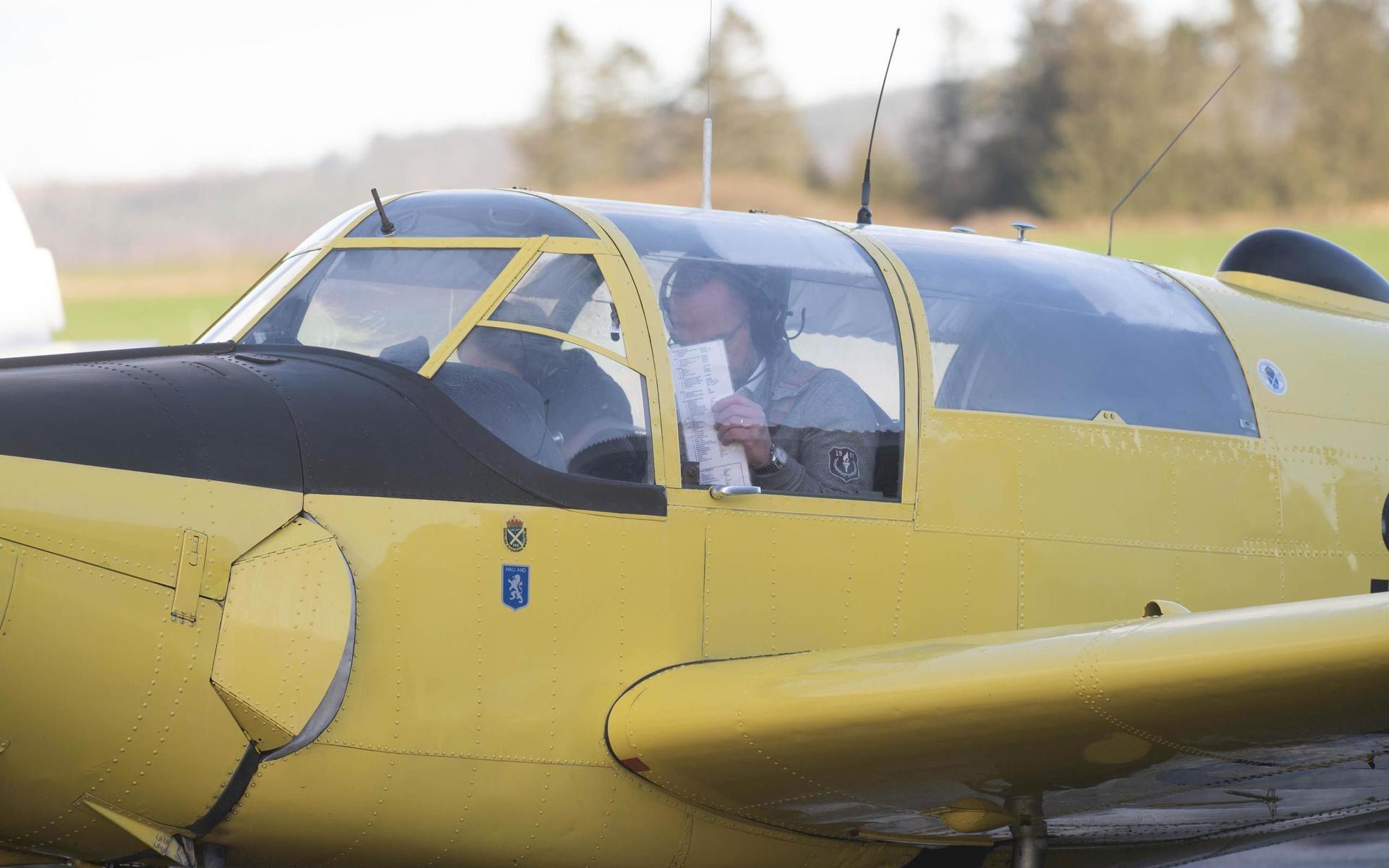 Mats Johansson flyger gärna Safiren några gånger i veckan. ”Flygandet är en färskvara, man behöver träna” säger han.