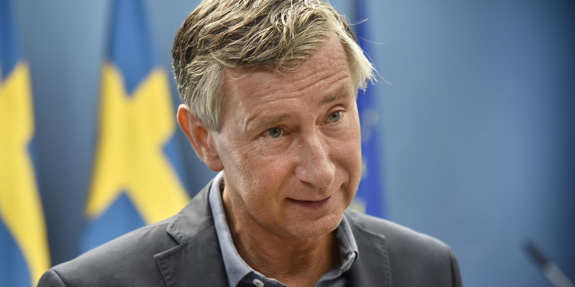 Sveriges vaccinsamordnare Richard Bergström bekräftar för TT att Sverige kommer att få färre vaccindoser nästa vecka. Arkivbild.