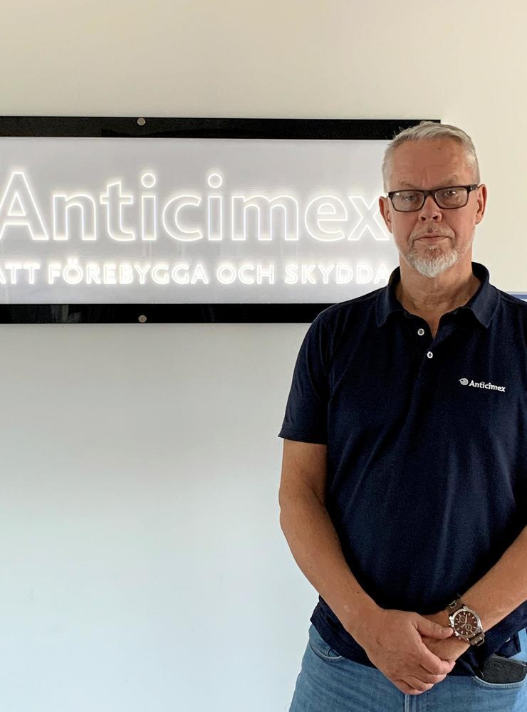 Niklas Holmberg, skadedjursexpert vid Anticimex i Halland.