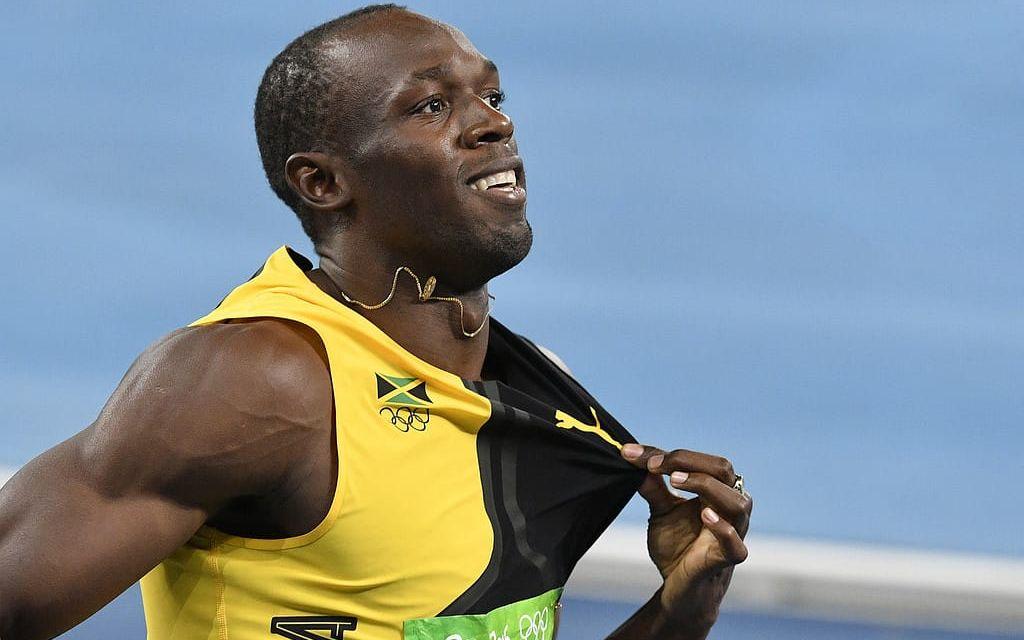 91. Friidrotts-stjärnan Usain Bolt: 32.5 miljoner amerikanska dollar. Har reklamavtal med bland annat Puma och är idag en idrottslegend. Foto: TT.