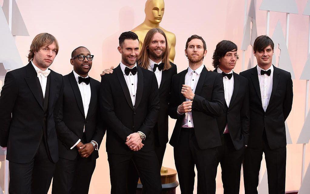 83. Bandet Maroon 5: 33.5 miljoner amerikanska dollar. Genomförde förra året en världsturné och fick stor publicitet då sångaren Adam Levine var en av jurymedlemmarna i amerikanska "The Voice". Foto: TT.