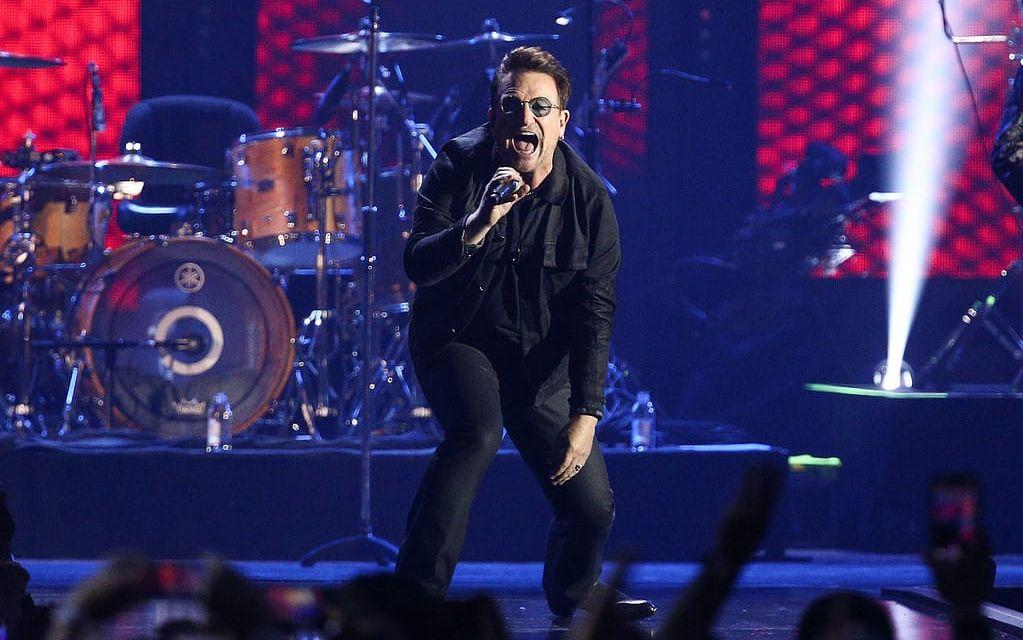 32. Rockbandet U2: 55 miljoner amerikanska dollar. Fortsätter att hålla fanan högt genom att turnera. Foto: TT.