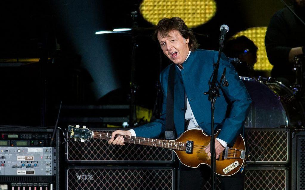 25. Musikern Paul McCartney: 56.5 miljoner amerikanska dollar. Beatles-legenden fortsätter att turnera. Foto: TT.