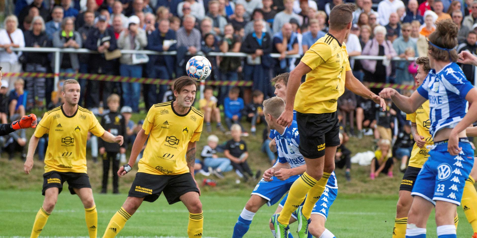 Nästan 2 000 åskådare såg Astrio mot allsvenska IFK Göteborg på Söndrums IP i fjol. Nu får division 3-klubben besök av ett nytt elitlag.