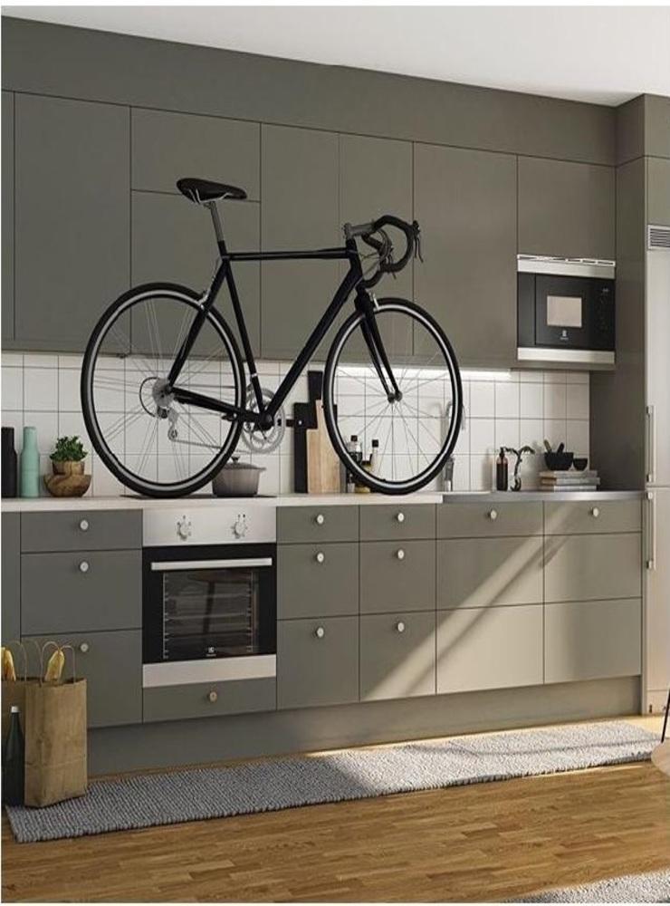 Reklamjingeln &quot;cykeln på köpet&quot; blev &quot;cykeln i köket&quot; när Södermäklarna skulle sälja en lägenhet i Årsta, Stockholm. 