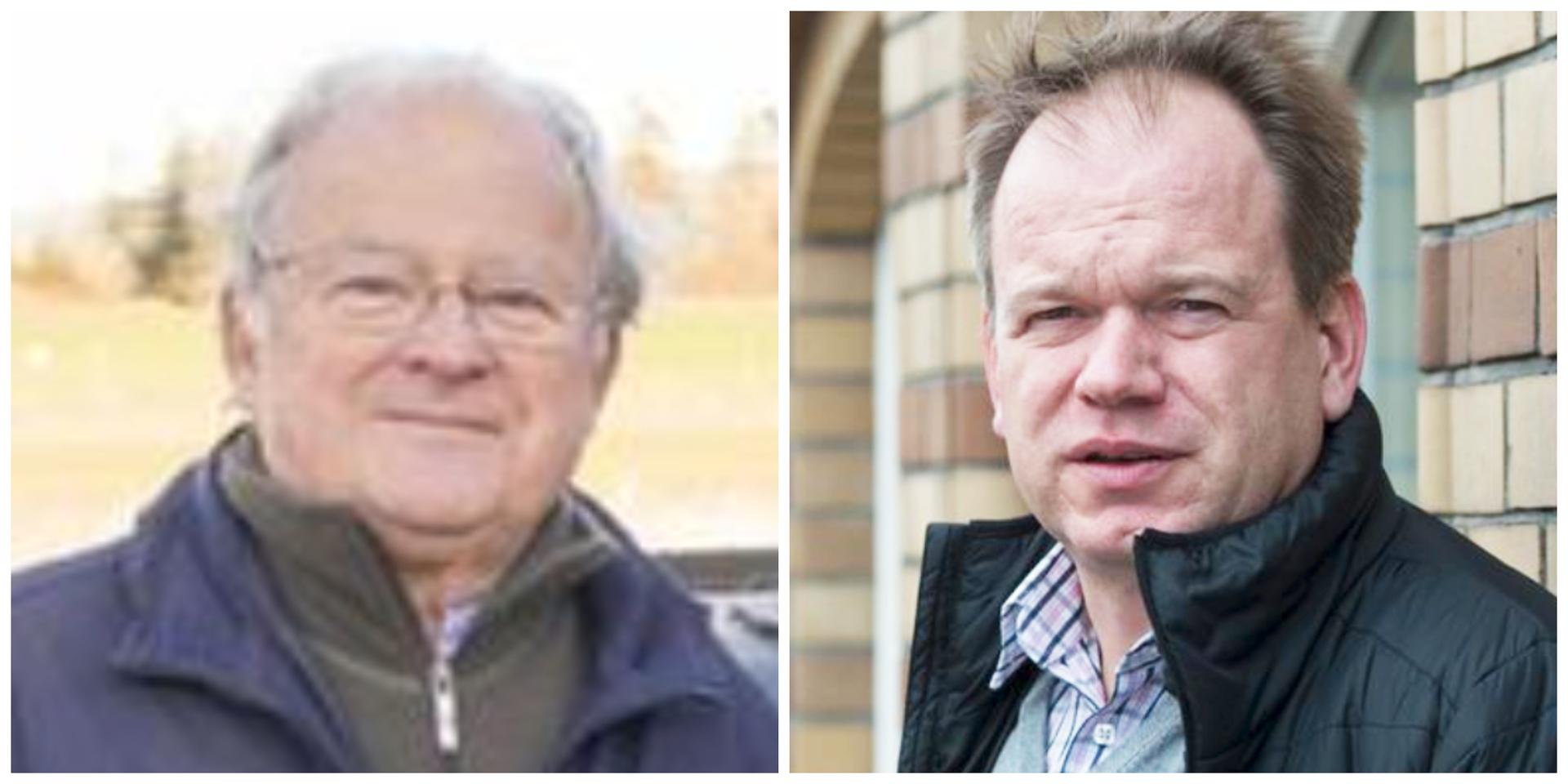Jan Prytz (M), ordförande i byggnadsnämnden, och Anders Thorén, förvaltningschef bygg- och miljöförvaltningen, i Halmstad.