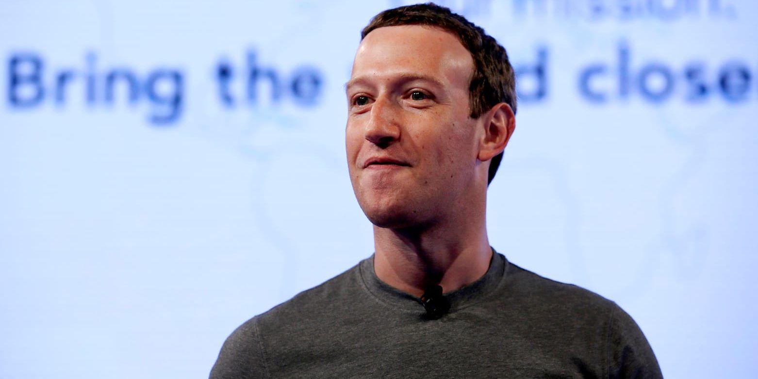 Facebooks grundare Mark Zuckerberg. Arkivbild.